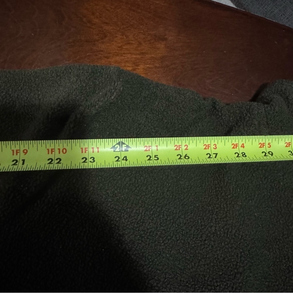 Aeropostale Aero Tec Fleece Quarter Zip Pullover Sweater Green/White Boys XL - Picture 15 of 15